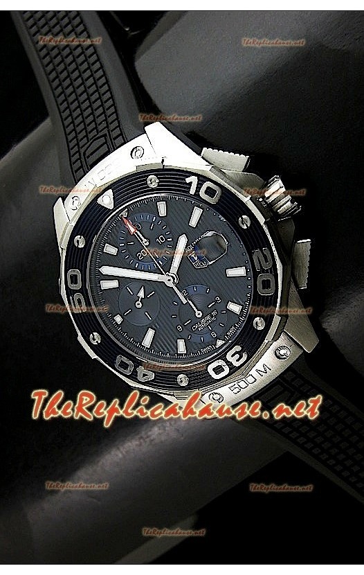 Tag Heuer Aquaracer Calibre 16 Montre Suisse en Sombres Bleu Cadran