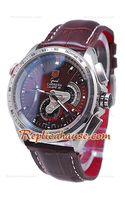 Tag Heuer Grand Carrera Calibre 36 Brunes Cadran Automatic Montre