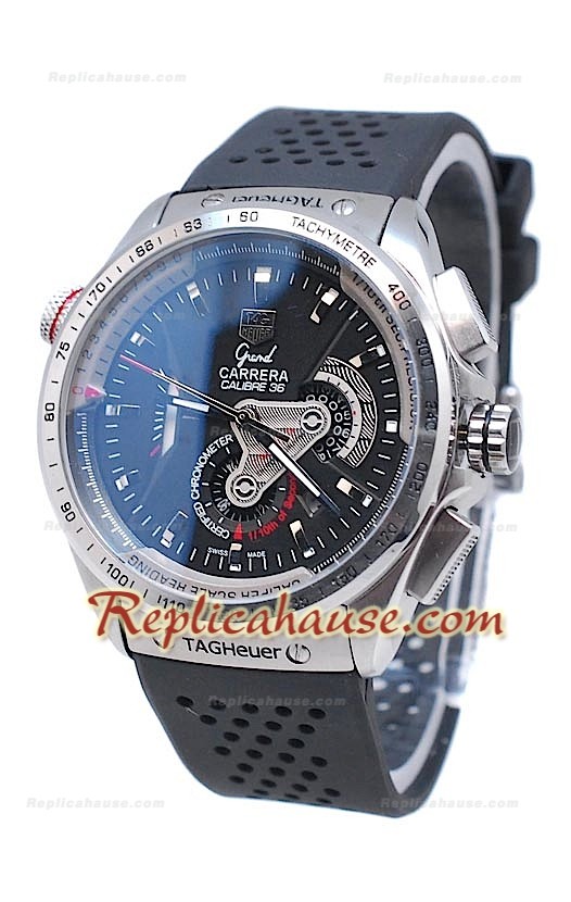 Tag Heuer Grand Carrera Calibre 36 Automatic Noir Cadran