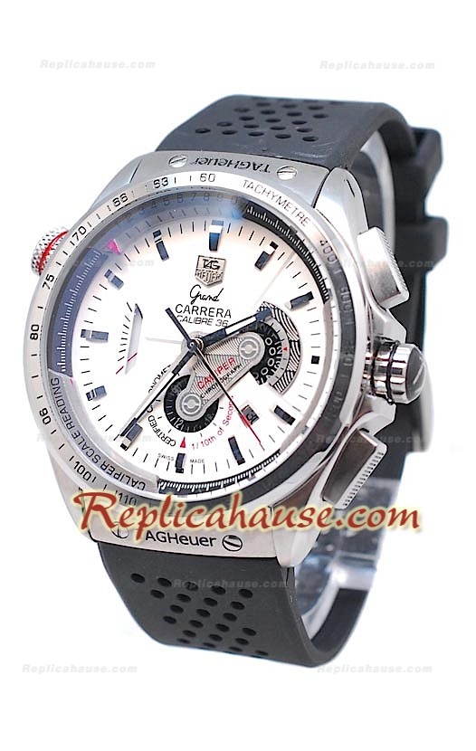 Tag Heuer Grand Carrera Calibre 36 Automatic Blanc Cadran
