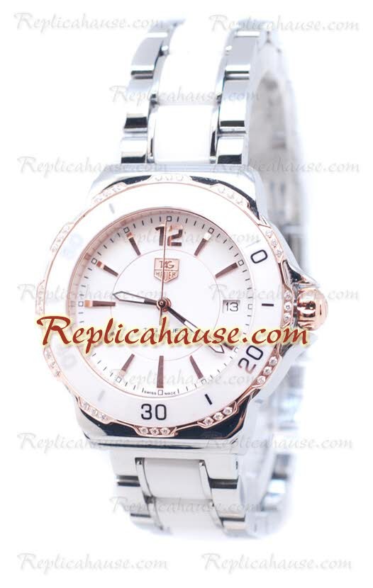Tag Heuer Formula 1 Quartz Ceramic Diamonds Bezel Montre