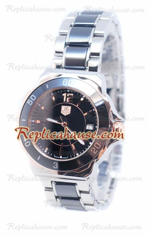 Tag Heuer Formula 1 Quartz Rose Gold Noir Ceramic Montre