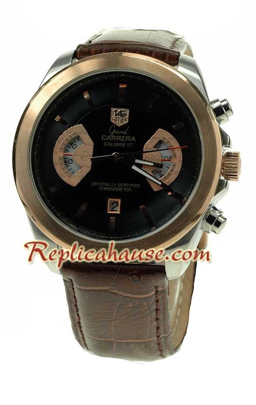 Tag Heuer Grand Carrera Leather Montre Replique