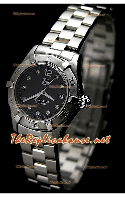 Tag Heuer Aquaracer Femme Suisse Quartz Montre avec Diamants Markers
