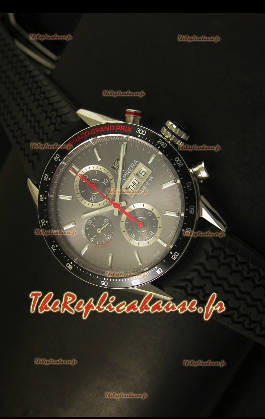 Montre Tag Heuer Carrera Calibre 16 Édition Monaco GP - Réplique miroir 1:1 
