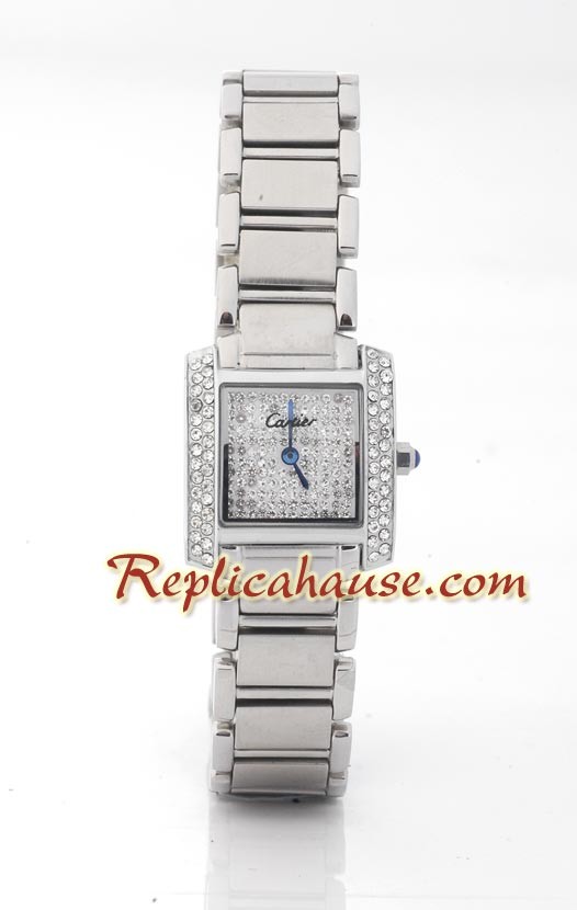 Cartier Tank Francaise Diamonds - Femmes Montre