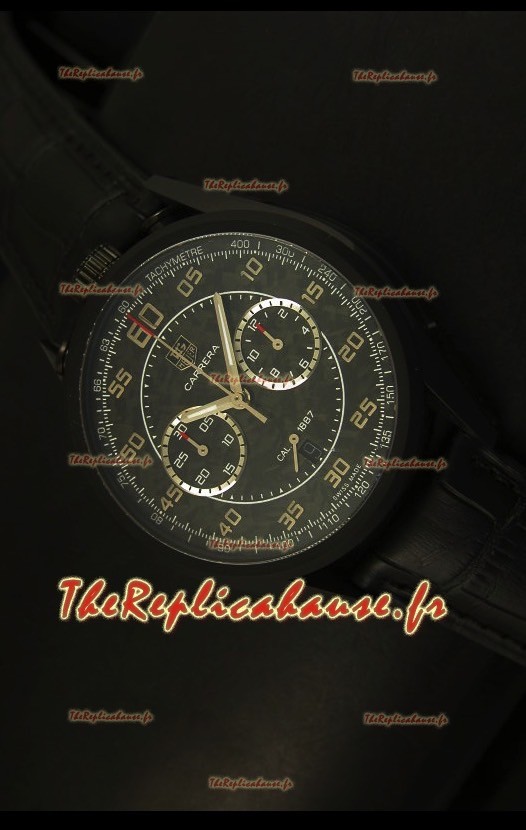 Tag Heuer Carrera 1887 Édition Jack Heuer - Montre suisse à cadran en carbone
