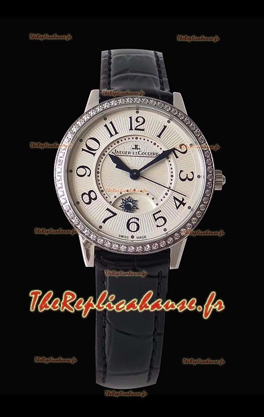 Jaeger-LeCoultre Rendez-vous nuit & jour Medium montre suisse en acier à miroir 1:1