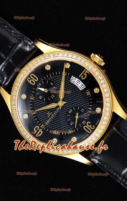 Jaeger LeCoultre Master Control montre réplique suisse en or jaune