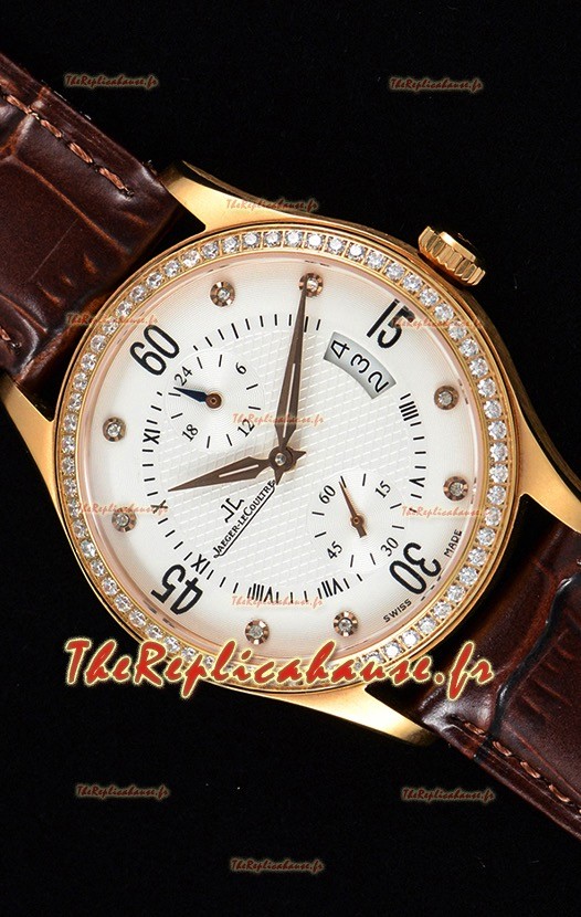 Jaeger LeCoultre Master Control montre réplique suisse en or rose
