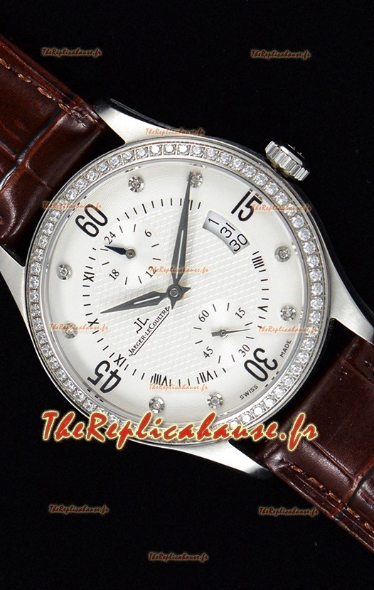 Jaeger LeCoultre Master Control montre réplique suisse en acier inoxydable