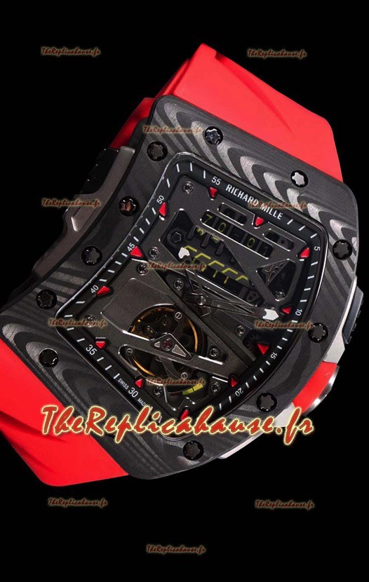 Richard Mille RM70-01 montre réplique suisse avec boîtier en carbone