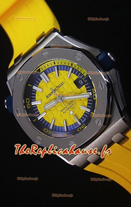 Audemars Piguet Royal Oak New Diver, Montre Réplique Suisse 1:1 en Jaune