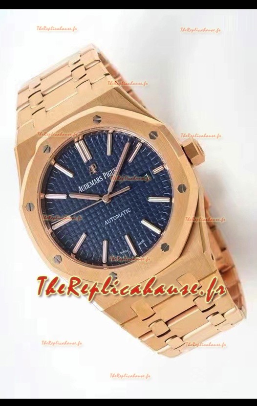 Audemars Piguet Royal Oak 41MM 15500OR Montre 904L Acier Or Rose - Mouvement 3120 Ultime 1:1