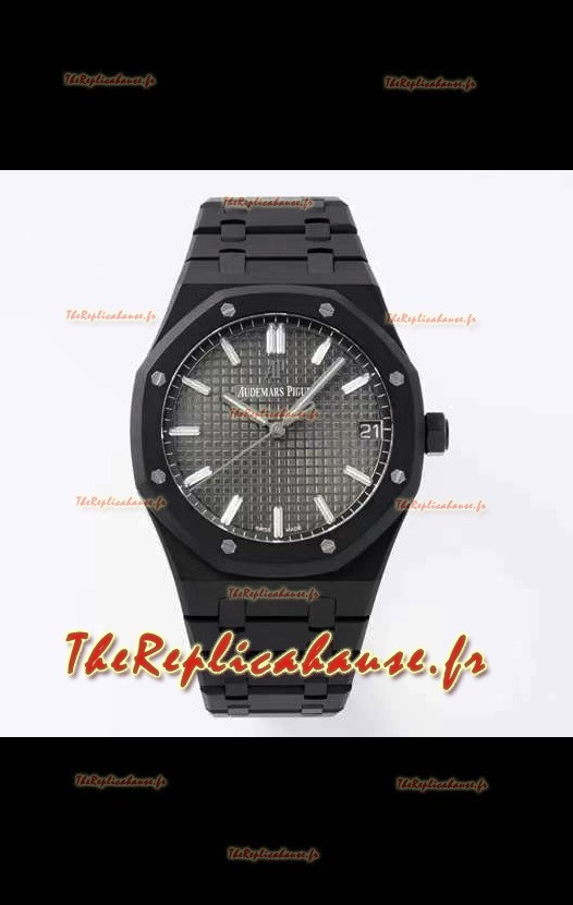 Montre Audemars Piguet Royal Oak PVD 3120 Mouvement - Cadran Gris Réplique suisse 