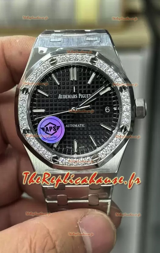 Audemars Piguet Montre Royal Oak 37MM cadran noir en mouvement 3120 - Réplique 1:1 