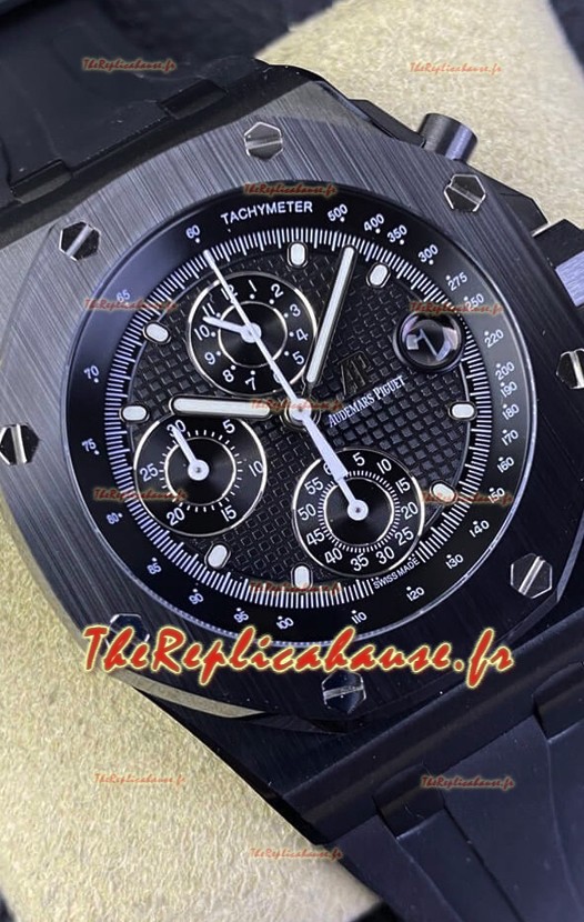 Audemars Piguet Montre Chronographe Royal Oak Offshore Boîtier Céramique Noir - Cadran Noir - Cal. 4404