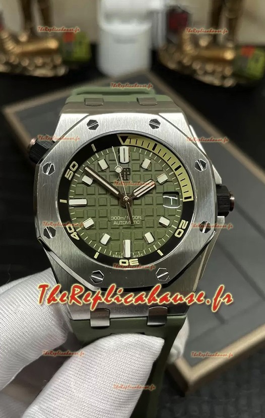 Montre Audemars Piguet Royal Oak Ultimate Réplique Suisse 1:1 Cadran Vert Mouvement Cal.4308