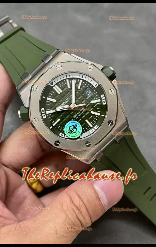 Audemars Piguet Royal Oak 1:1 Ultimate Montre suisse réplique Cadran vert Mouvement Cal.3120