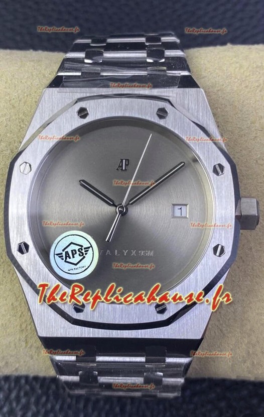 Montre Audemars Piguet Royal Oak 1017 ALYX 9SM Edition Réplique Suisse - Cadran acier gris foncé 
