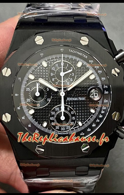 Montre Audemars Piguet Royal Oak Offshore Revêtement DLC Chronograph Réplique Miroir 1:1 