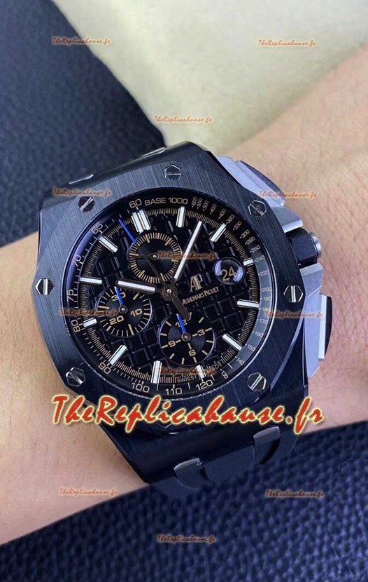 Montre Audemars Piguet Royal Oak Offshore 44MM Chronographe Réplique Miroir 1:1 - Revêtement DLC