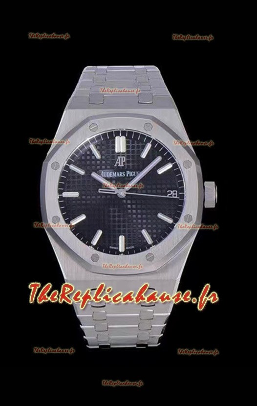 Audemars Piguet Royal Oak 41MM Cadran Bleu 904L Acier - Réplique miroir 1:1 