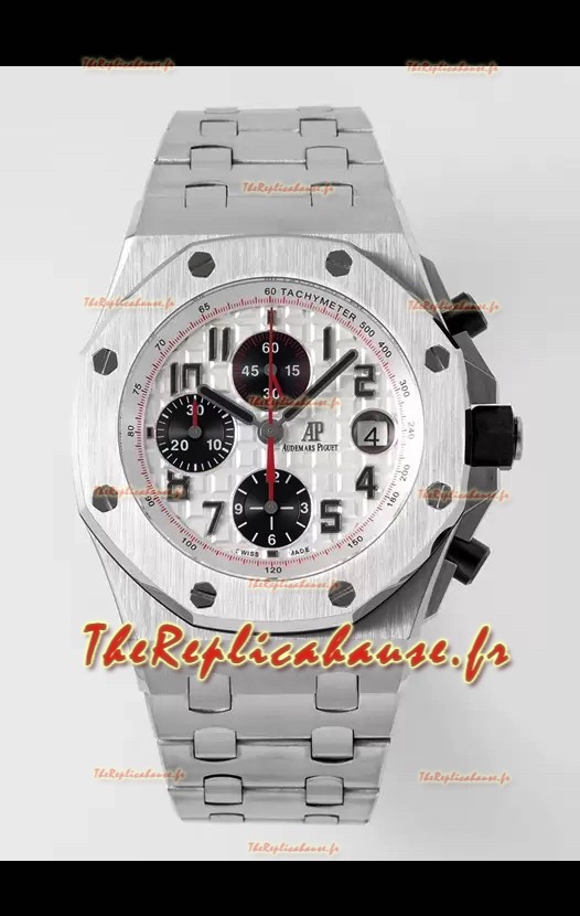 Audemars Piguet Royal Oak Offshore PANDA Chronographe Montre réplique miroir 1:1 - Acier 904L