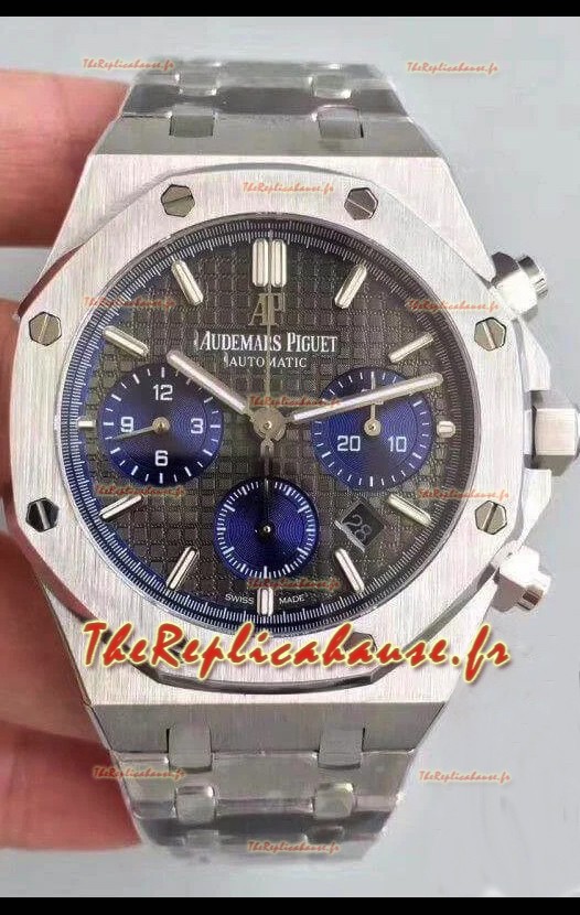 Audemars Piguet Royal Oak Chronographe Cadran gris ardoise Bracelet acier Montre Suisse Réplique
