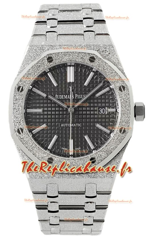 Audemars Piguet Royal Oak Frosted 37MM Cadran gris à remontage automatique Montre réplique 1:1