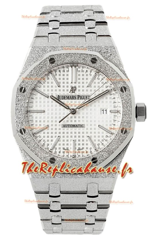 Audemars Piguet Royal Oak Frosted 37MM Cadran blanc automatique Montre réplique 1:1
