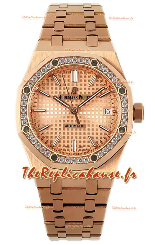 Audemars Piguet Montre Royal Oak 37MM Givrée en Mouvement 3120 - Réplique 1:1 Miroir