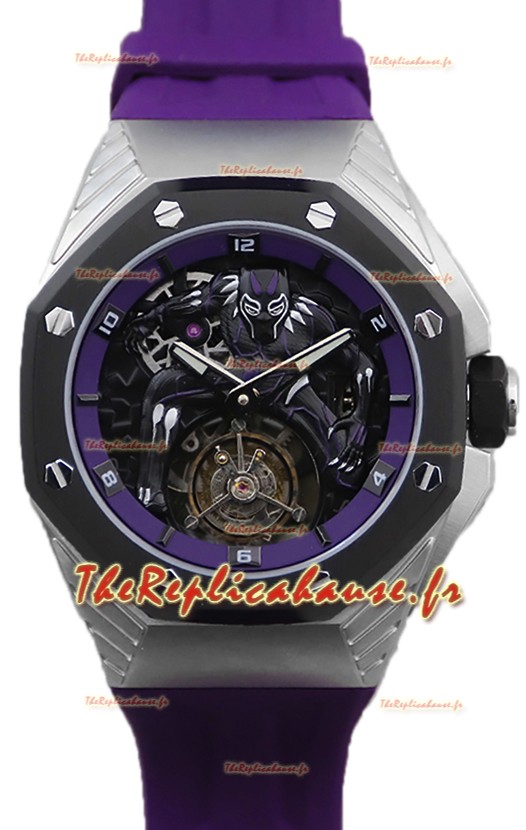 Audemars Piguet Royal Oak Flying Tourbillon Titane « Black Panther » Montre Suisse Réplique 1:1