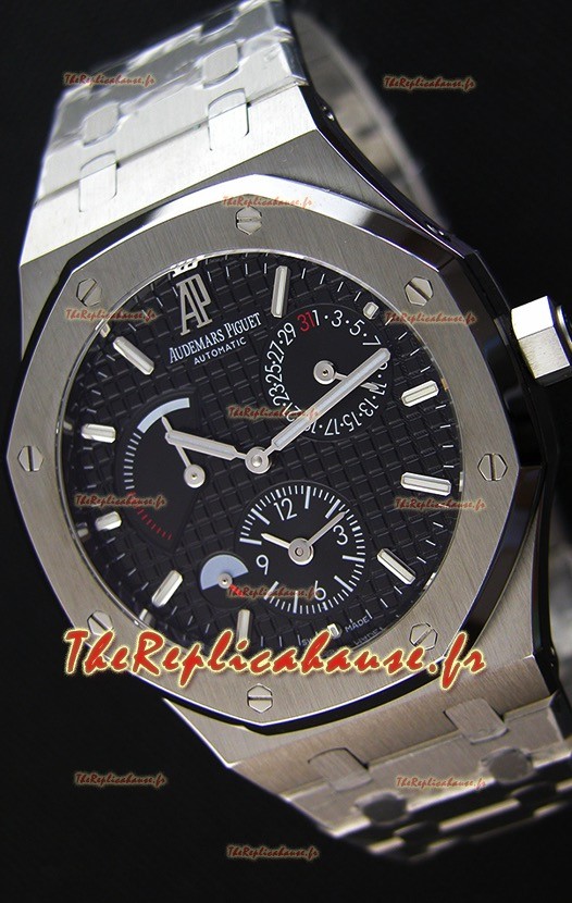 Audemars Piguet Royal Oak Dual Time Montre Réplique Suisse cadran noir
