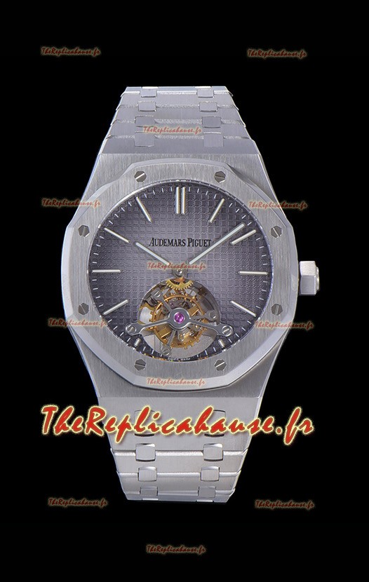 Montre Audemars Piguet Royal Oak Tourbillon 41mm Cadran gris dans un boîtier en acier 904L