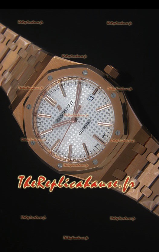 Montre en Or Rose Royal Oak 42MM Audemars Piguet - Ultimate 1:1 Mouvement 3120