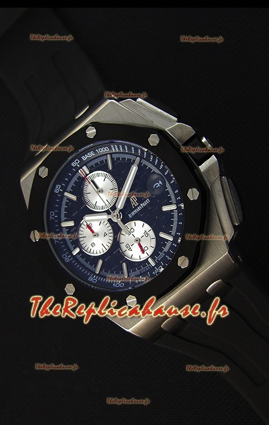 Montre Audemars Piguet Royal Oak Offshore Chronographe Suisse réplique en Quartz avec Boîtier en Acier Inoxydable