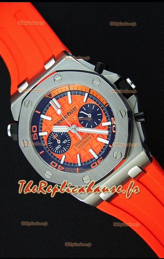 Montre Audemars Piguet Royal Oak Offshore réplique à chronographe de plongée suisse à quartz en orange