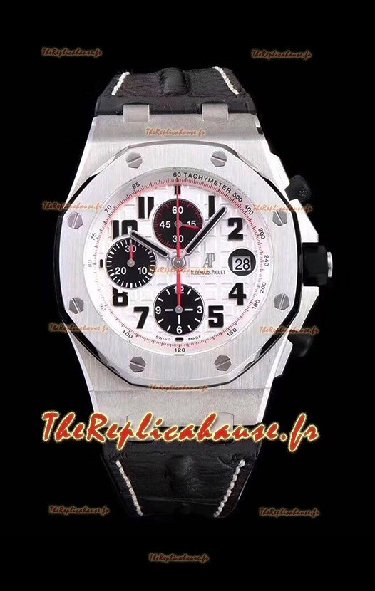 Montre Audemars Piguet Royal Oak Offshore Panda - 1:1 Miroir Édition Ultime - Version mise à jour avec mouvement 3126