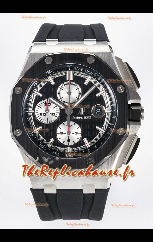 Audemars Piguet Royal Oak Offshore Chronographe Cadran noir 1:1 Super Clone Réplique Montres - Acier 904L