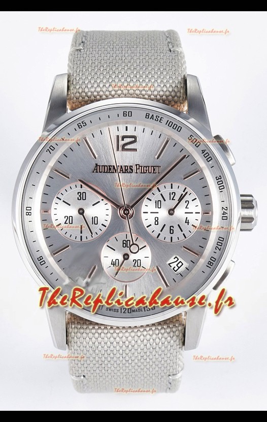 Montre réplique Audemars Piguet CODE 11.59 Chronographe Suisse en Acier 904L Cadran Argenté