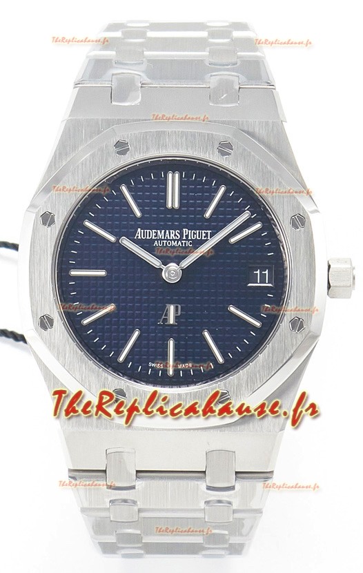 Audemars Piguet Royal 15202 39MM Super Clone Suisse Réplique Montre cadran bleu 