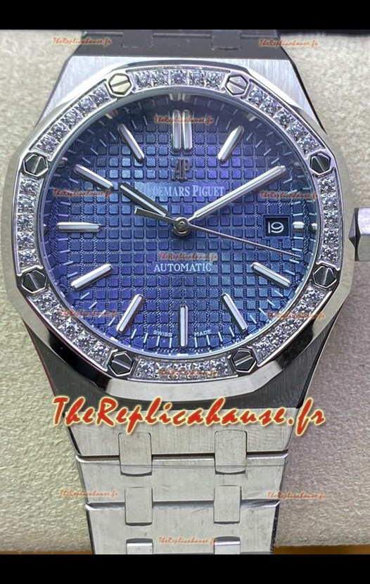 Audemars Piguet Royal Oak 37MM Montre à cadran bleu avec mouvement 3120 - Réplique miroir 1:1