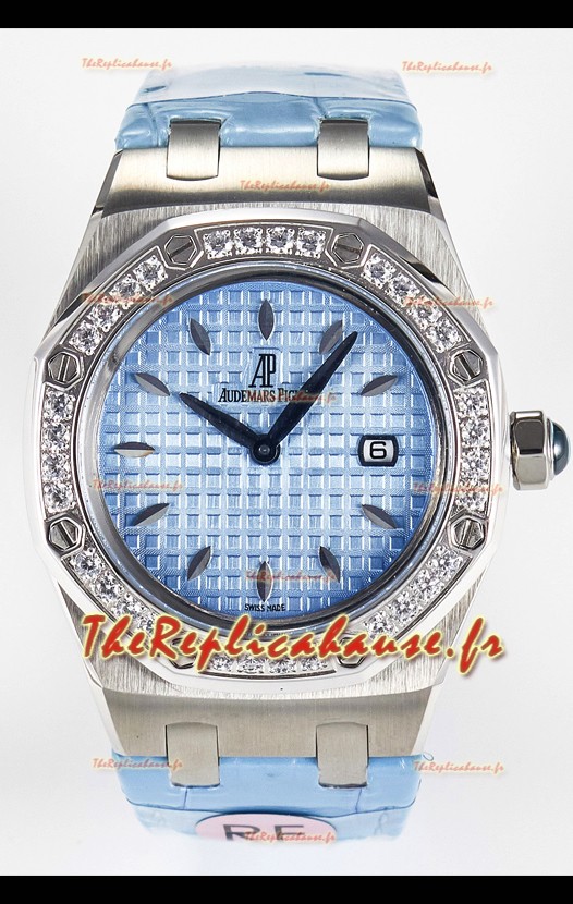 Audemars Piguet Royal Oak 33MM en acier 904L avec cadran bleu Montre Suisse Réplique
