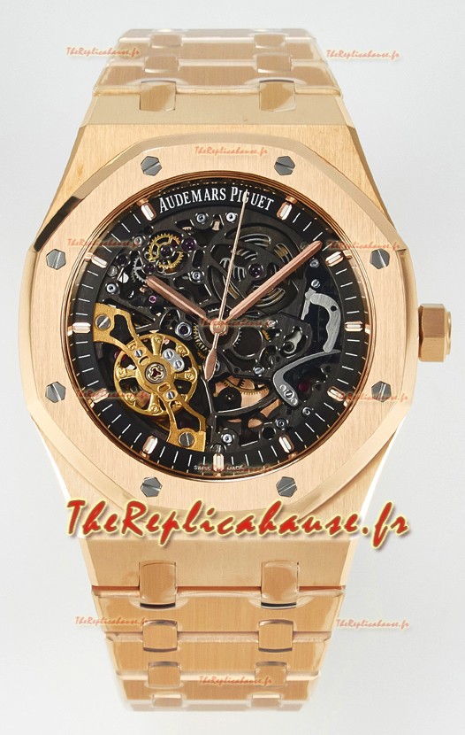 Audemars Piguet Royal Oak à double balancier édition ajourée 1:1 Superclone Réplique Montre