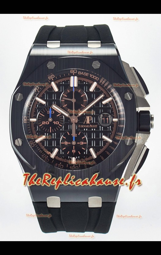 Audemars Piguet Royal Oak Offshore Cadran noir céramique 1:1 Super Clone Réplique Montre