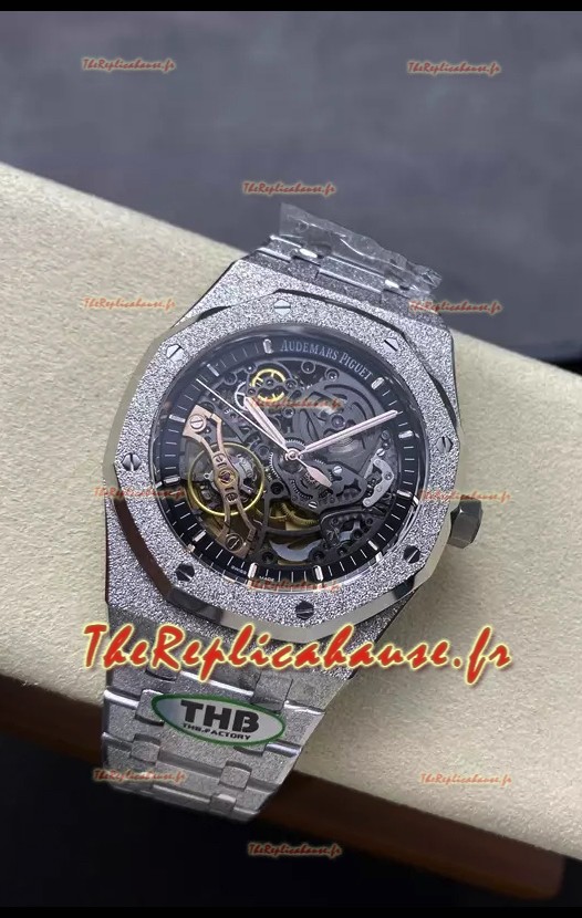 Audemars Piguet Royal Oak Double Balancier Ajouré FROSTED Edition 1:1 Réplique Montre Superclone