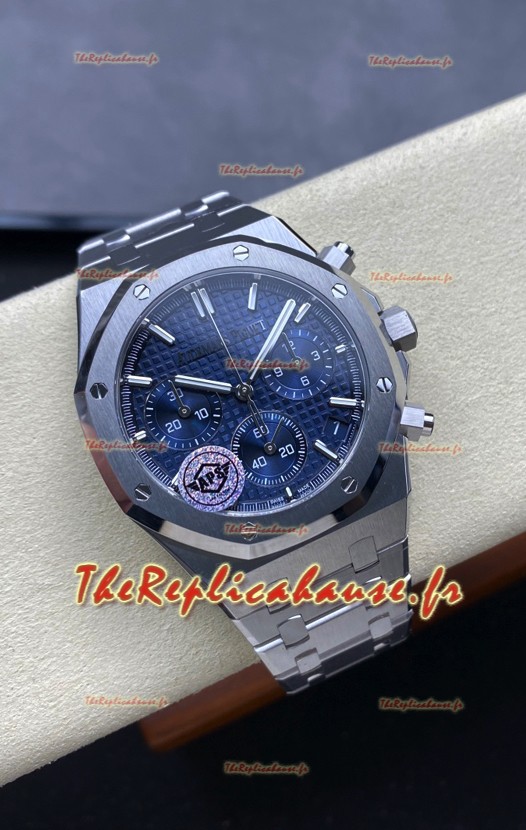 Audemars Piguet Royal Oak Chronograph Réplique 1:1 - Acier 904L avec cadran bleu 41MM