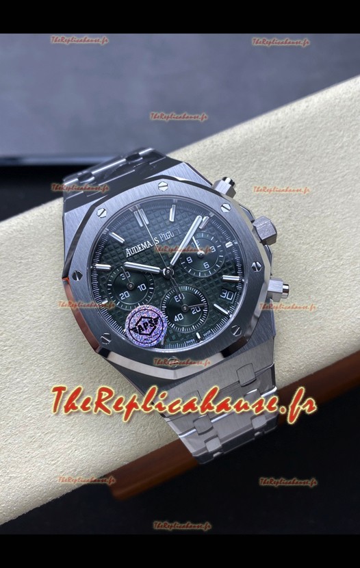 Audemars Piguet Réplique Chronographe Royal Oak 1:1 - Acier 904L cadran vert 41MM