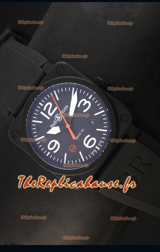 Montre Replica Suisse Bell & Ross BR03-92 Edition Limitée avec Cadran Noir